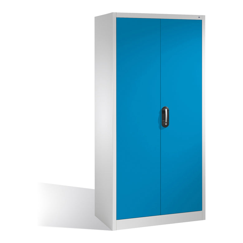 C+P Werkzeugschrank mit Drehtüren, innen 4 Böden, H1950xB930xT500mm Front