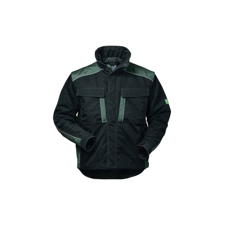 Canvas Outdoorjacke 2 in 1 Basel Gr.M schwarz/grau ELYSEE