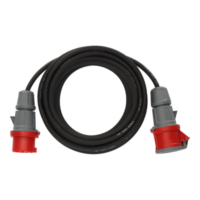 CEE Verlängerungskabel IP44 10m schwarz H07RN-F 5G2,5 5-polig