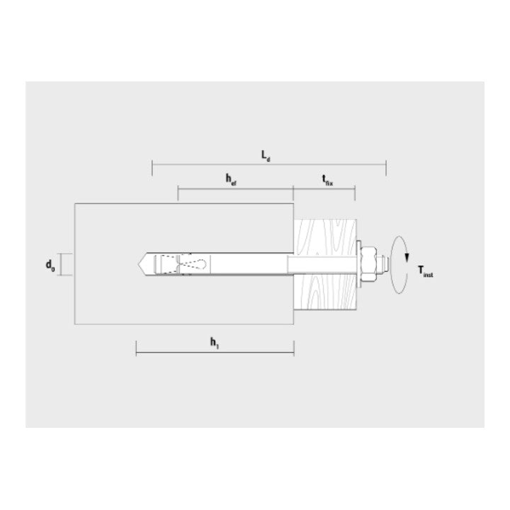 CELO Blitzanker BAZ-H 12-220/130, galv.verz., mit großer Scheibe DIN 440, Option