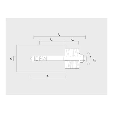 CELO Blitzanker BAZ-H 16-323/203, galv.verz., mit großer Scheibe DIN 440, Option