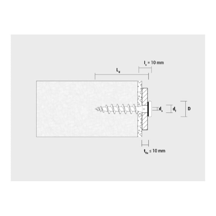 CELO Isolierplattenschraube IPS-H 55 Anthrazit 50 Stk