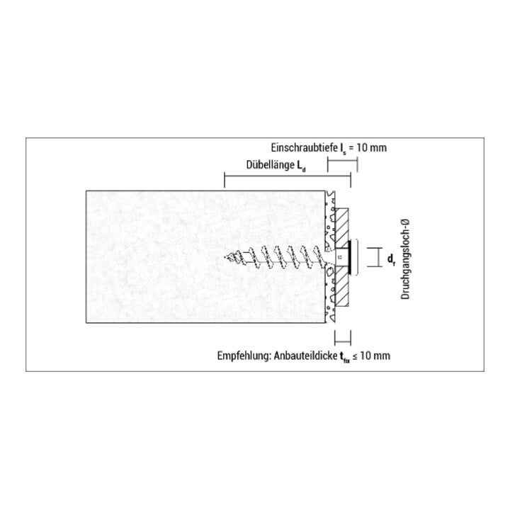 CELO Isolierplattenschraube IPS-H 55 Anthrazit 50 Stk