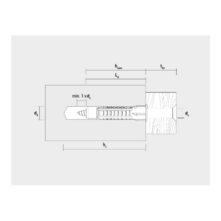 CELO Mehrzweckdübel MZK 8 mit Kragen in der Runddose