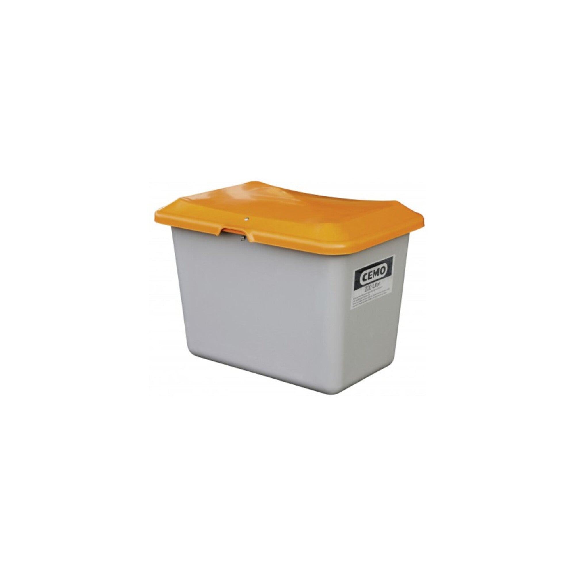 CEMO Streugutbehälter Plus3 200 Liter ohne Entnahme grau/orange