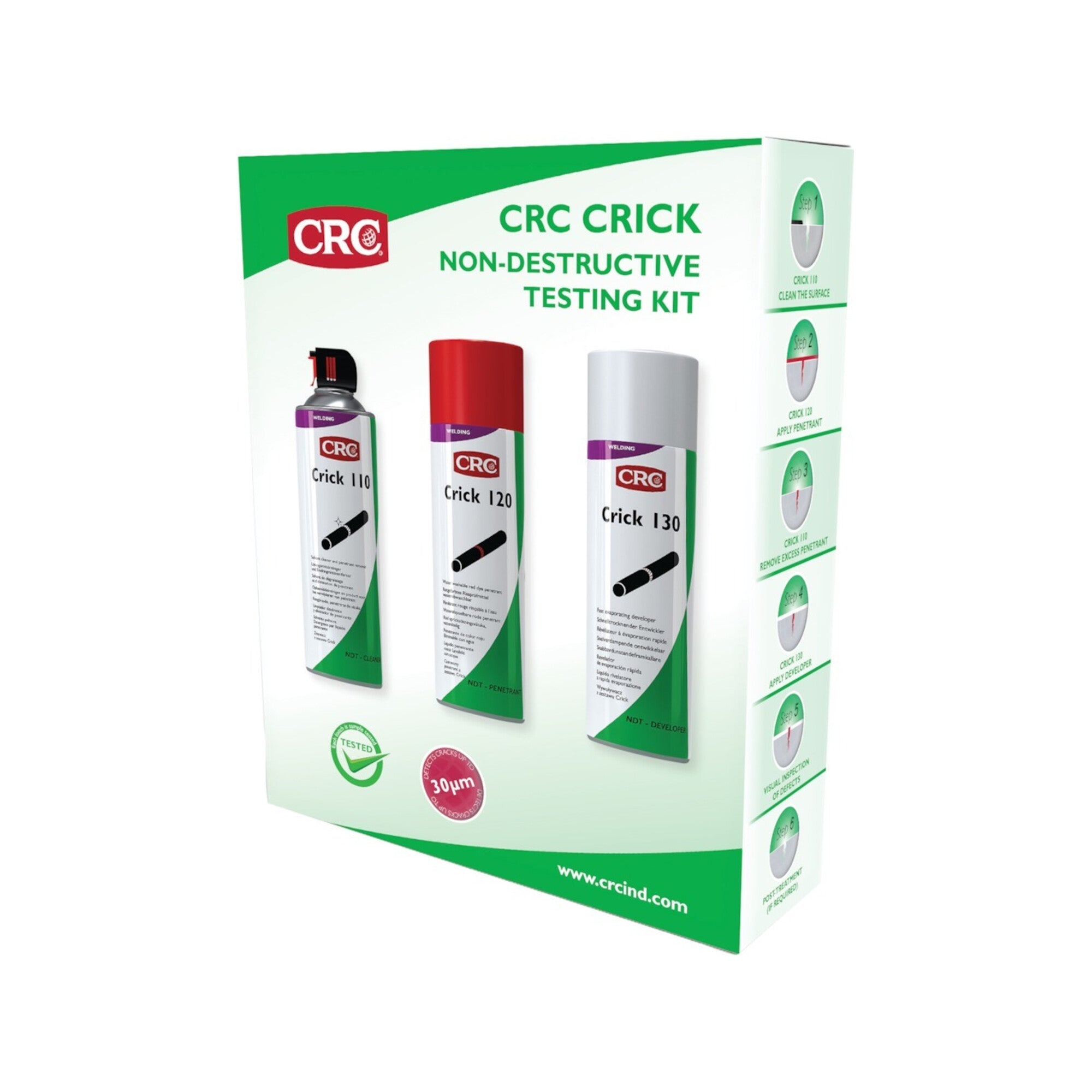 CRC Crick Promo Set 110 + 120 + 130 Rissprüfung