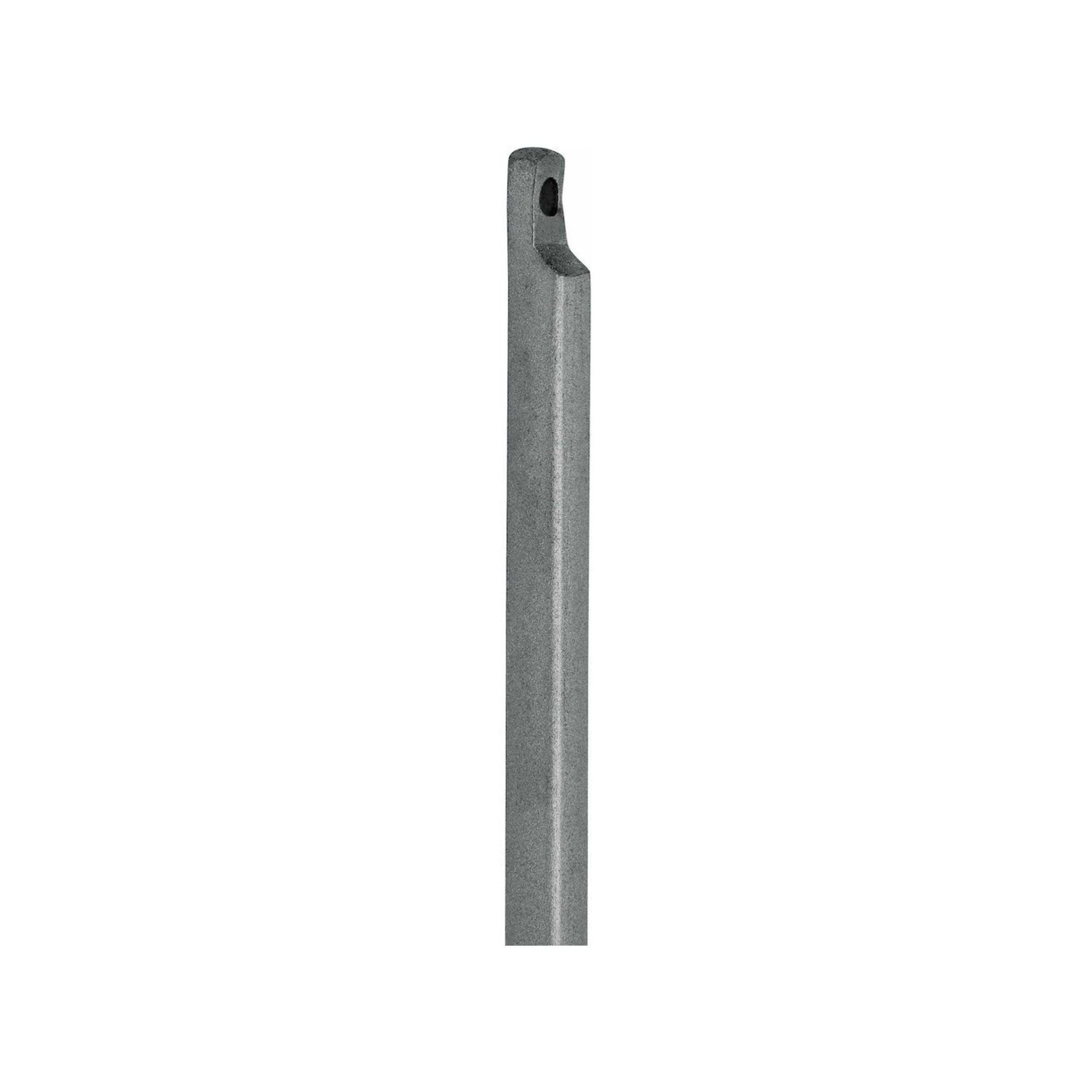 DENI Treibriegelstange m.Aussparung eins.1500mm D.10mm STA hell verz.