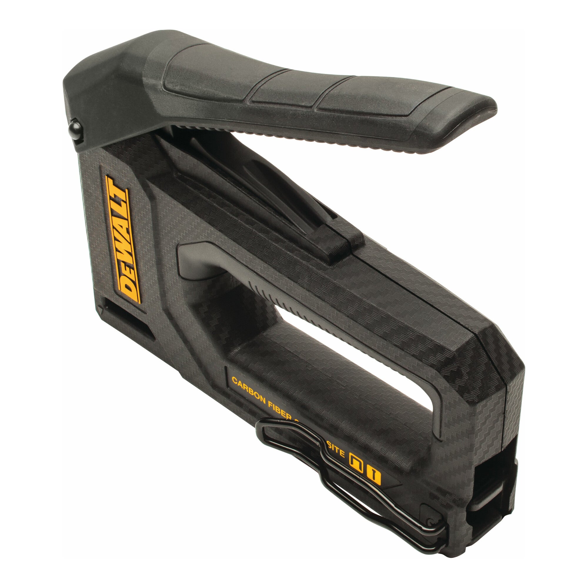 DEWALT 2-in-1 Karbonfaser Handtacker und Nagler für 6-14mm Klammern und 12, 15mm
