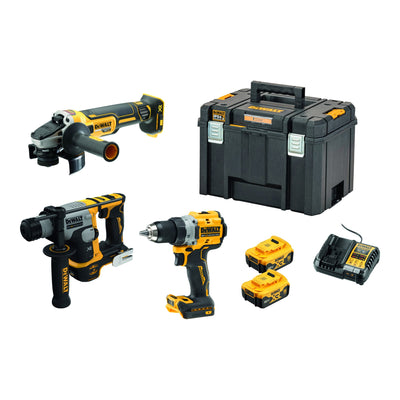 DEWALT Akku-Maschinen-Set 18V mit Akku-Bohrschrauber, -Bohrhammer