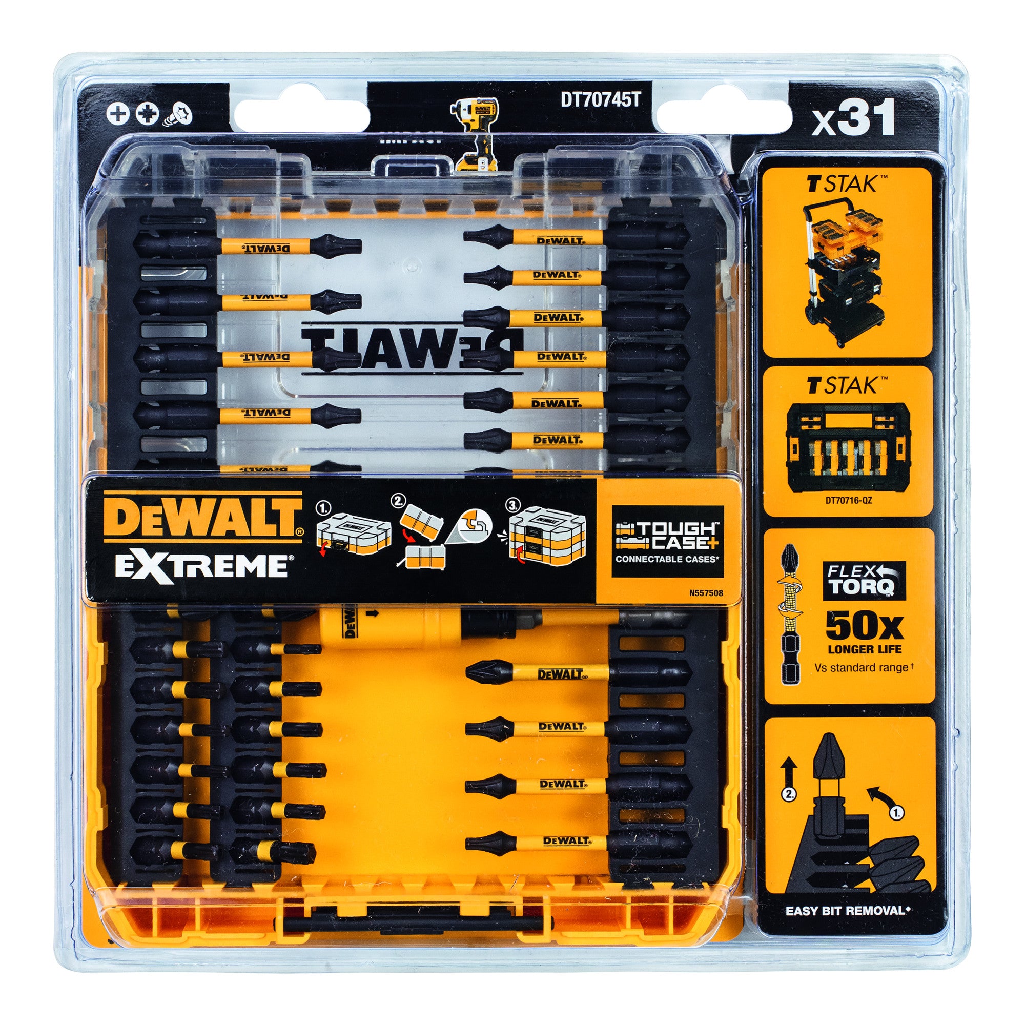 DEWALT Bit-Set 31-tlg. schlagfest