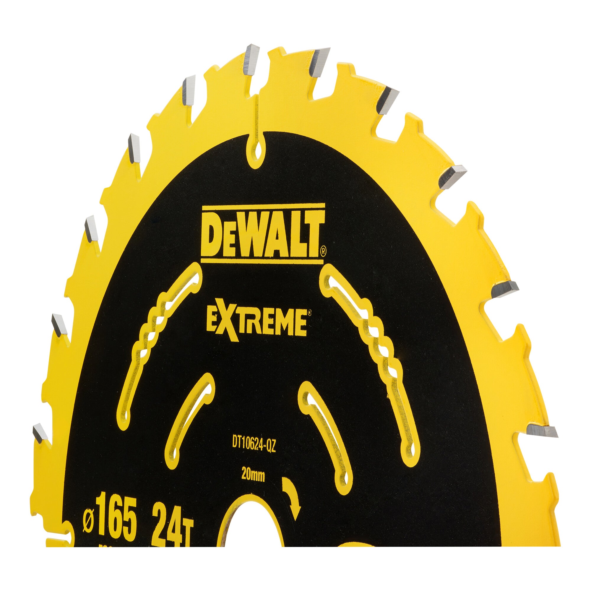 DEWALT Kreissägeblatt Akku 165/20 mm 24WZ DT10624-QZ