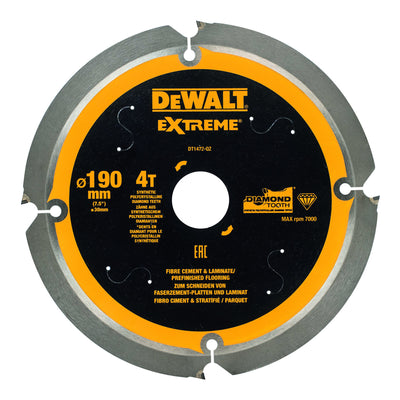 DEWALT Kreissägeblatt PCD 190/30 mm 4Z DT1472-QZ