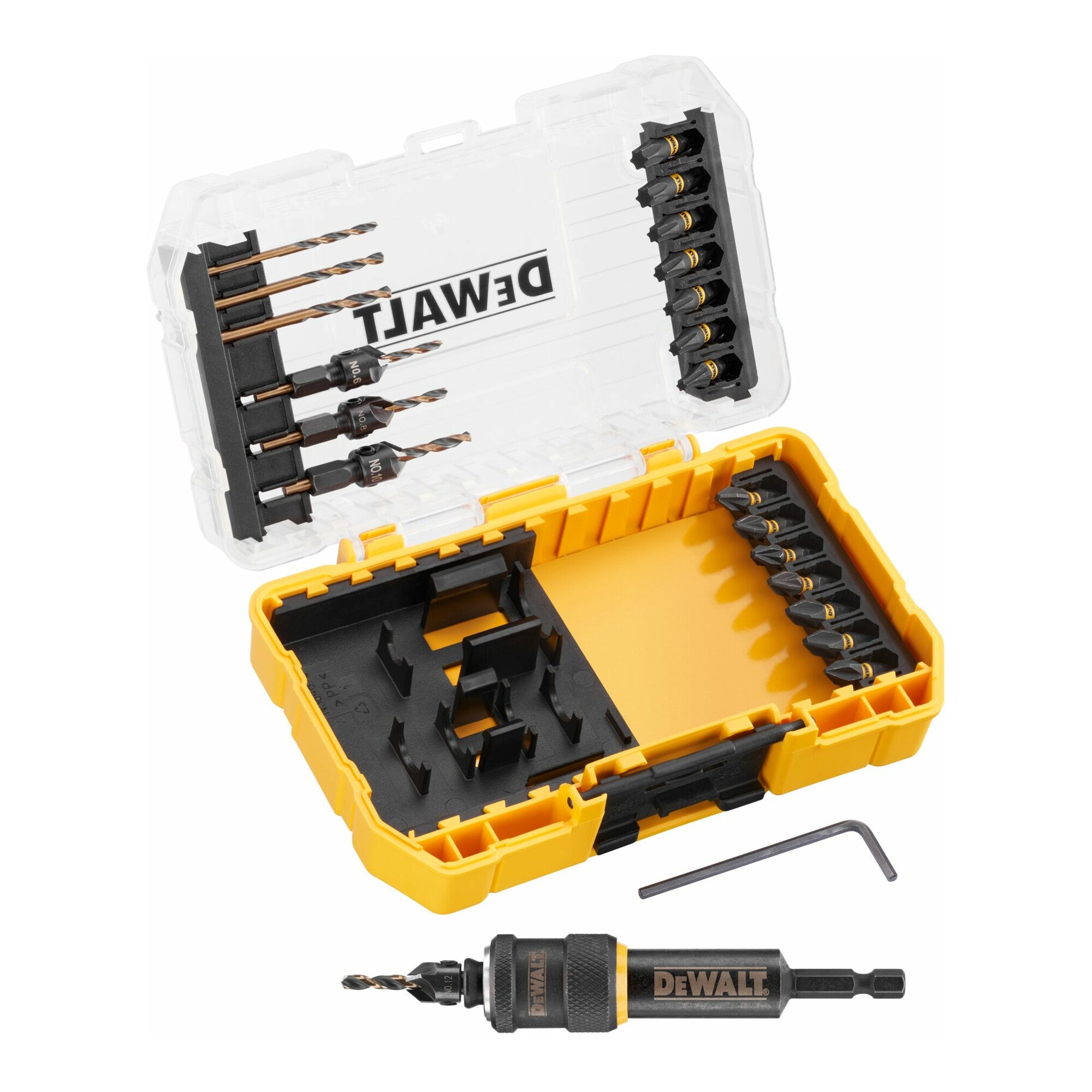 DEWALT Wechseladapter FLEXTORQ Bit&Bohrer-Set