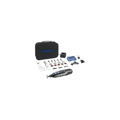 DREMEL® Kabelloses Multifunktionswerkzeug 8240, 1x 12-V-2Ah-Akku, 45 Zubehören