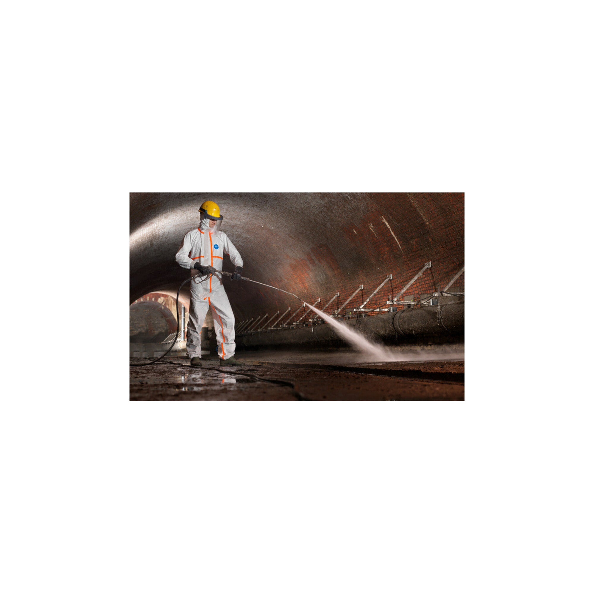 Dupont Schutzoverall Typ 3/4/5/6 Tyvek 800J, weiß, Unisex-Größe: 2XL