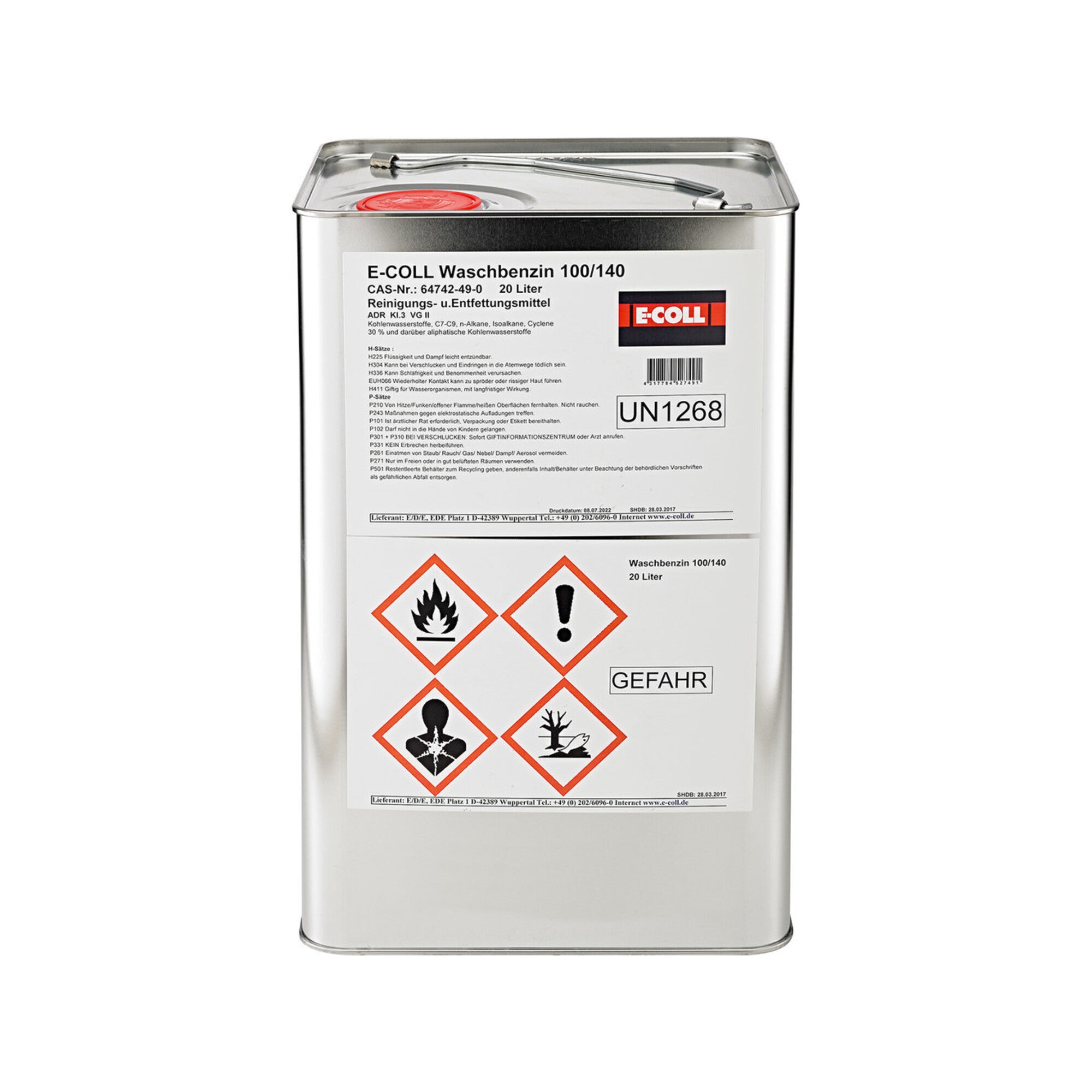 E-COLL Waschbenzin 20L Kanister