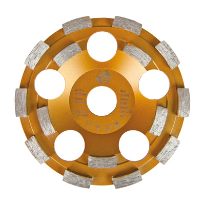 Eibenstock Diamant-Schleifteller Ø 125 mm -Standard- für Beton (gold)