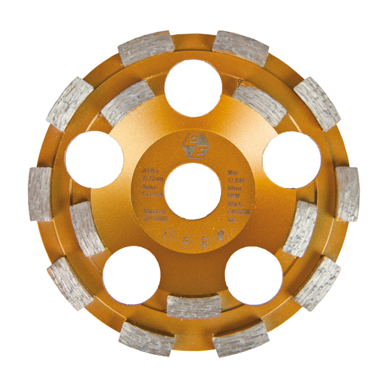 Eibenstock Diamant-Schleifteller Ø 125 mm -Standard- für Beton (gold)