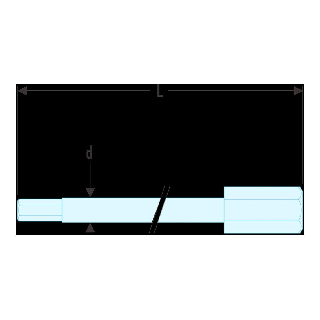 Facom Bit Serie 2 - Sechskant 6 mm