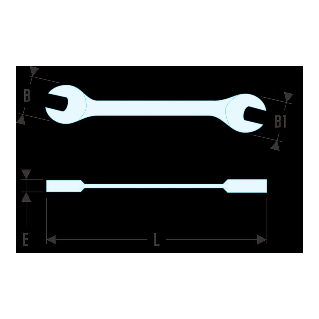 Facom Maulschlüssel extra flach 10x11 mm