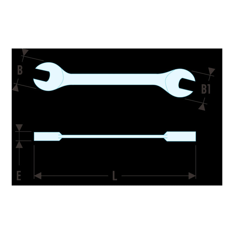 Facom Maulschlüssel extra flach 10x11 mm