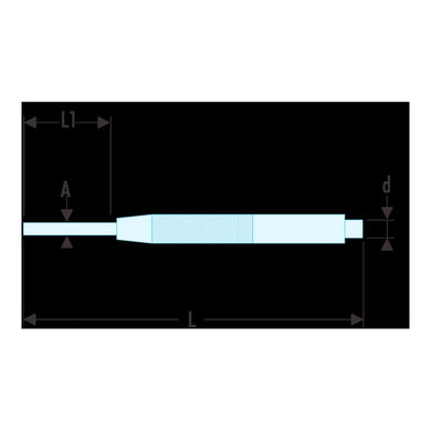 Facom Splinttreiber mit Führungshülse 2,4 mm