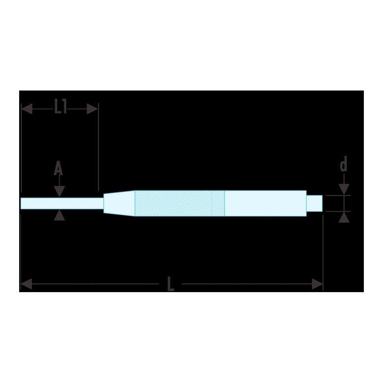 Facom Splinttreiber mit Führungshülse 2,4 mm