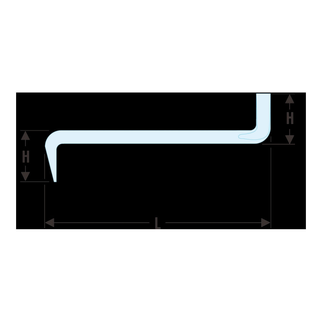 Facom Winkelschraubendreher Vierkant 5,5mm