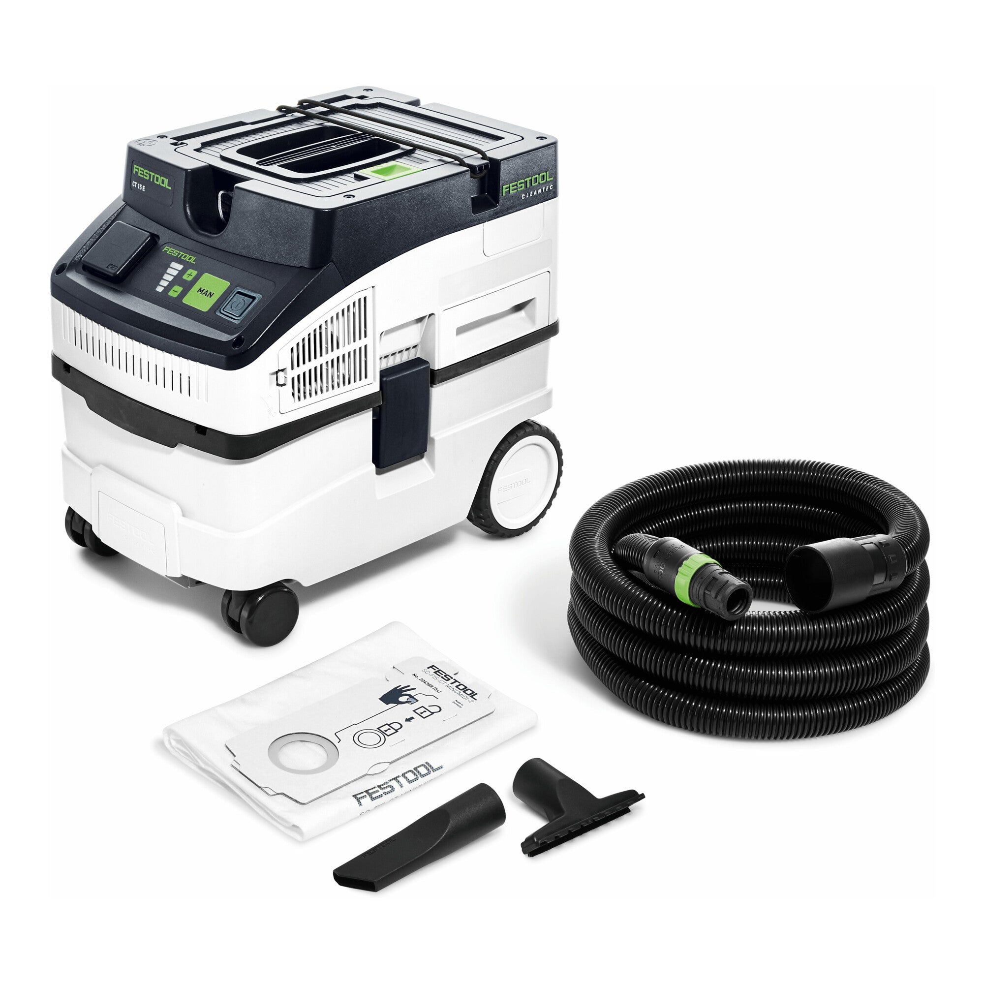 Festool Absaugmobil CLEANTEC CT 15, 350 – 1200 W, 3700 l/min