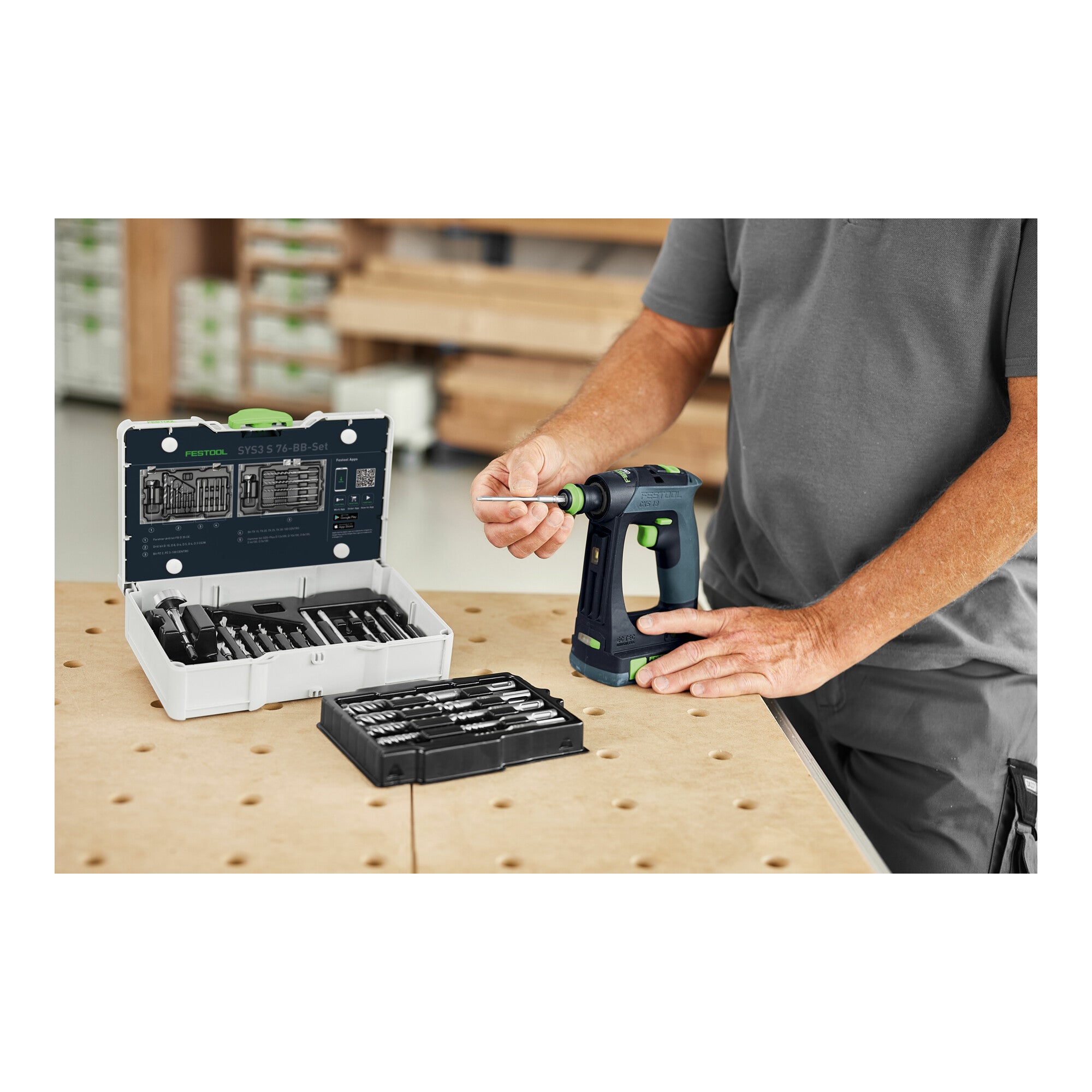 Festool Bit und Bohrer-Set SYS3 S 76-BB-Set