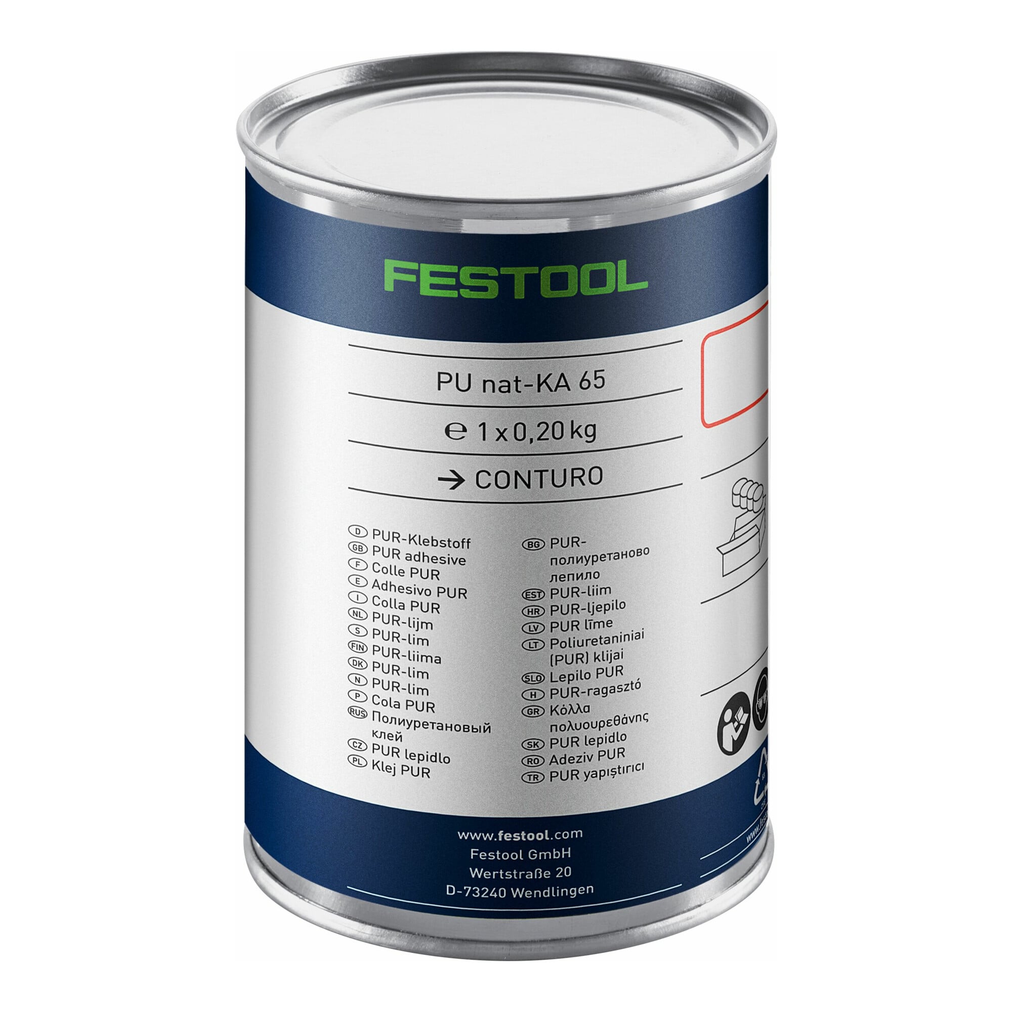 Festool PU-Klebstoff natur PU NAT-KA 65/4 4 Stk