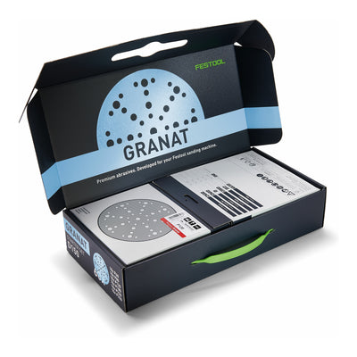 Festool Schleifscheibe STF D150/48 GR-Set Granat