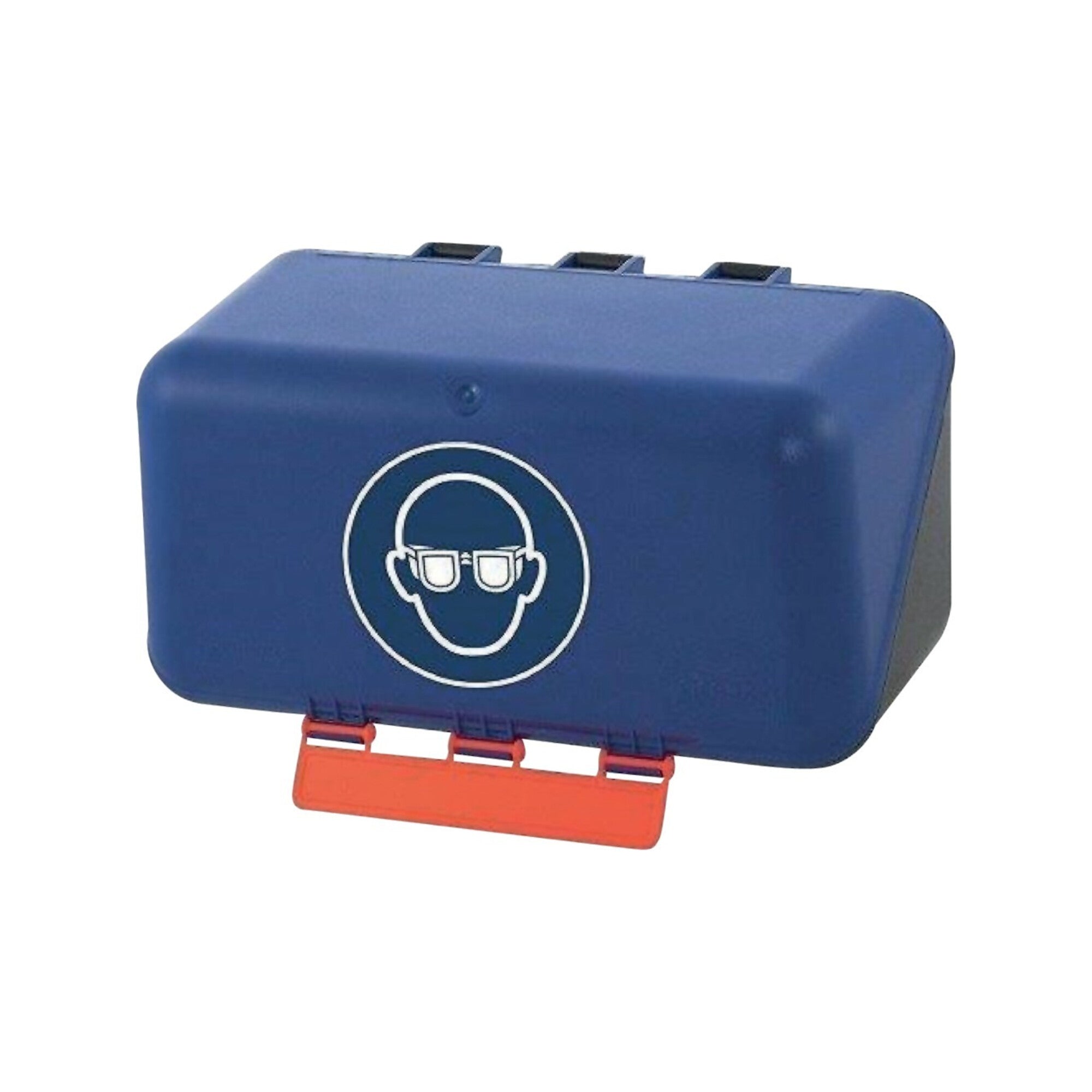 GEBRA Aufb.Box SECU Mini Standa rd, für Augenschutz, blau