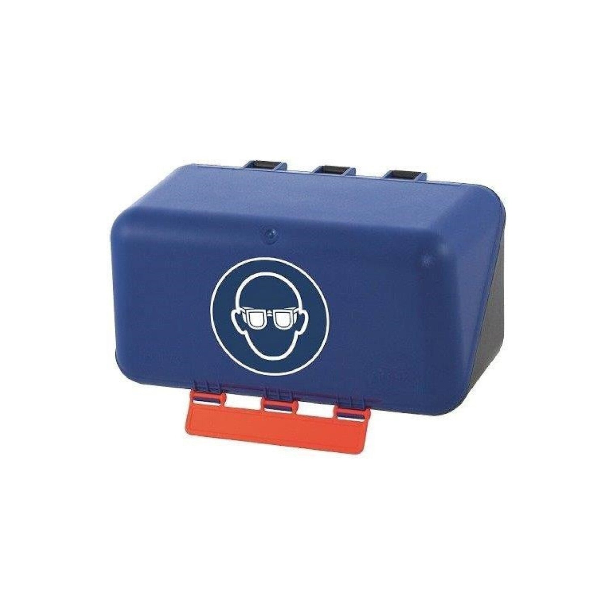 GEBRA Aufb.Box SECU Mini Standa rd, für Augenschutz, blau