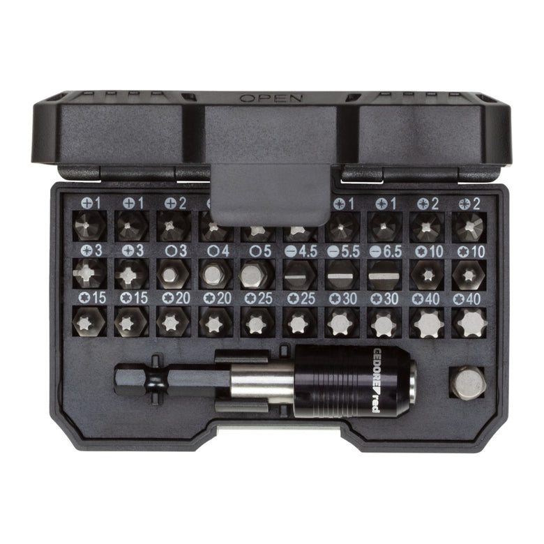 Gedore R33005031 Bit-Box 1/4 SL+PH+PZ+TX+6-kant 32-teilig