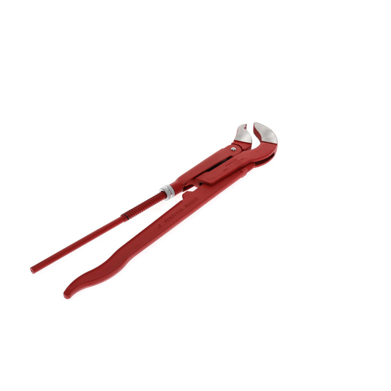 Gedore red 45° abgewinkelte Eck-Rohrzange, Spannweite 103 mm/3 Zoll, S-Maul