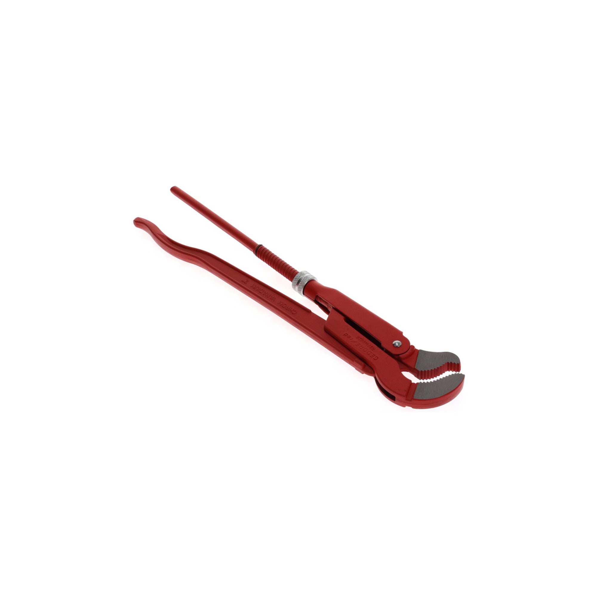 Gedore red 45° abgewinkelte Eck-Rohrzange, Spannweite 67 mm/2 Zoll, S-Maul