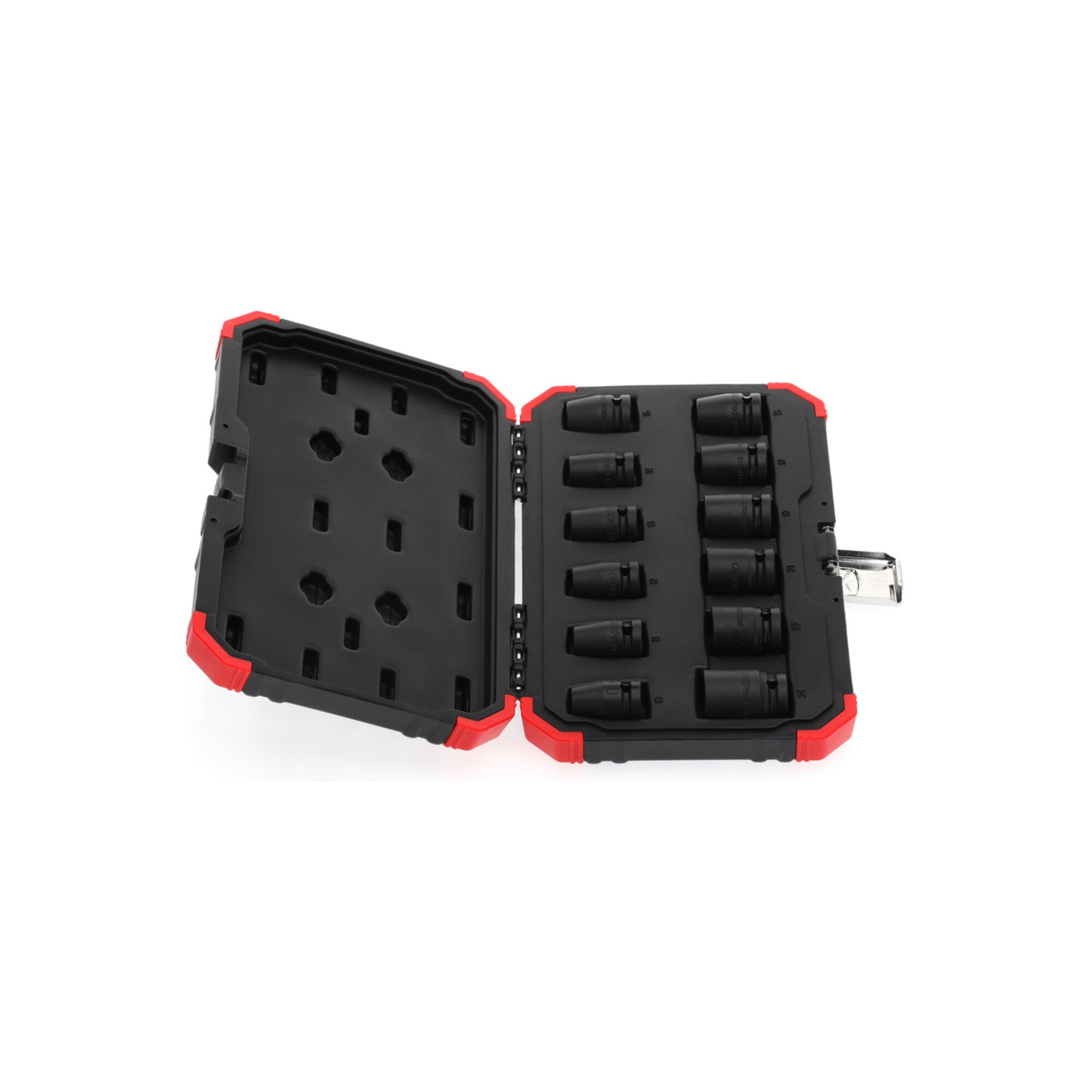Gedore red Schlagschrauber-Steckschlüssel-Satz, Set 12-tlg, 1/2", 6-kant Nuss