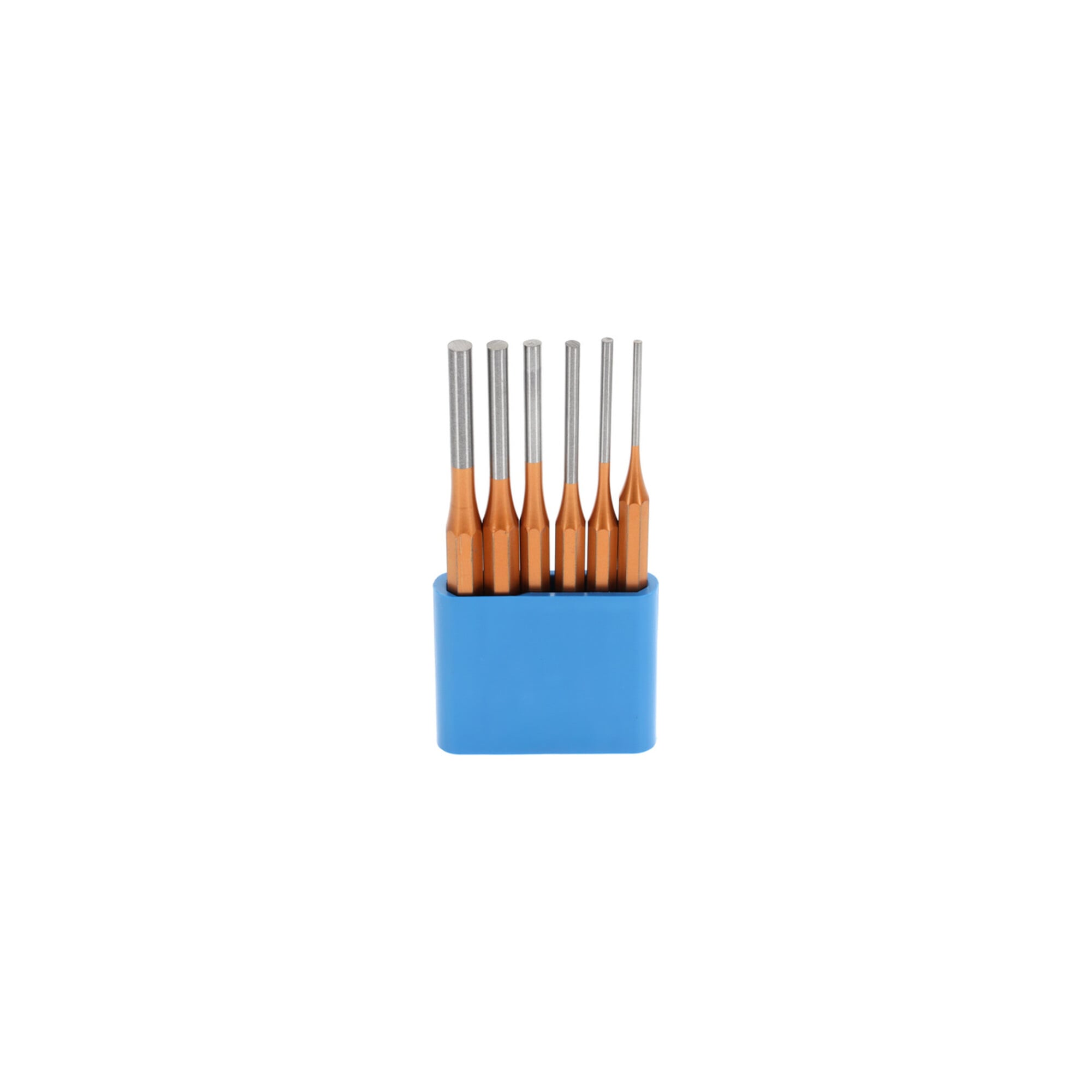 Gedore Splinttreiber-Satz inkl. PVC-Halter, 6-teilig, Stahl/Lackierung