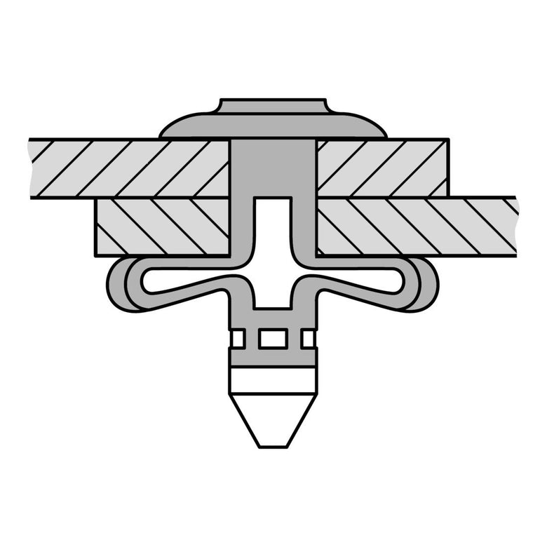 Gesipa BULB-TITE Blindniete Alu/Alu 5,2 x 25,4 EPDM 250 Stk