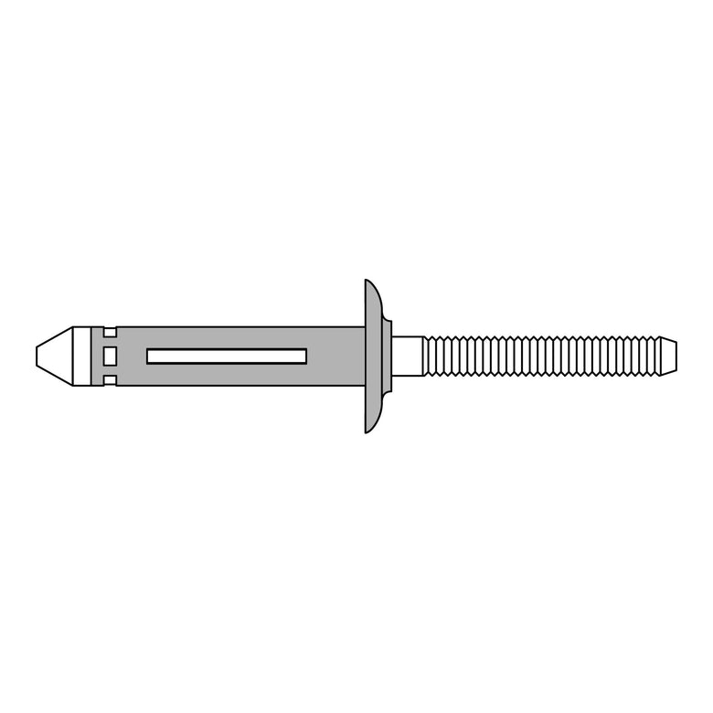Gesipa BULB-TITE Blindniete Alu/Alu 7,7 x 27,7 EPDM 100 Stk
