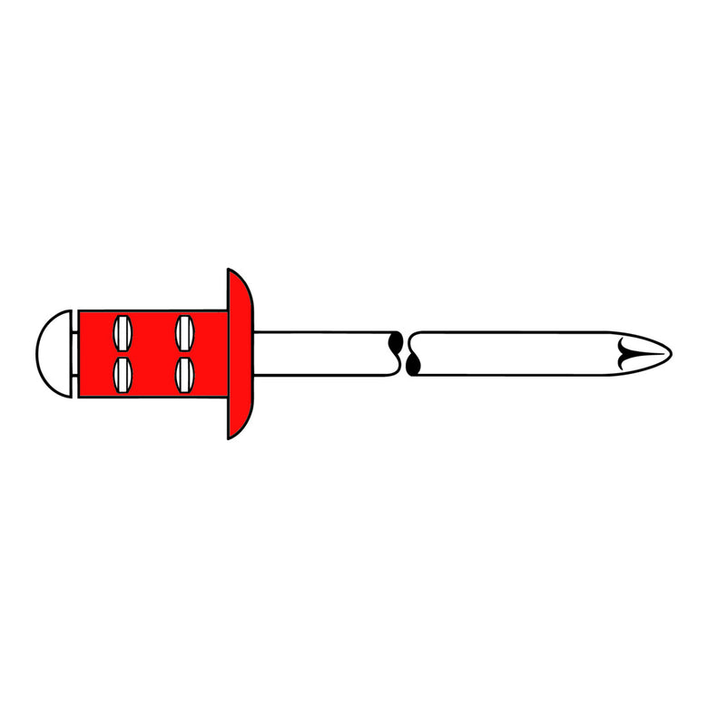 Gesipa PolyGrip Blindniete Alu/Nirosta 4,8 x 25 F RAL 9007 Graualuminium 250 Stk
