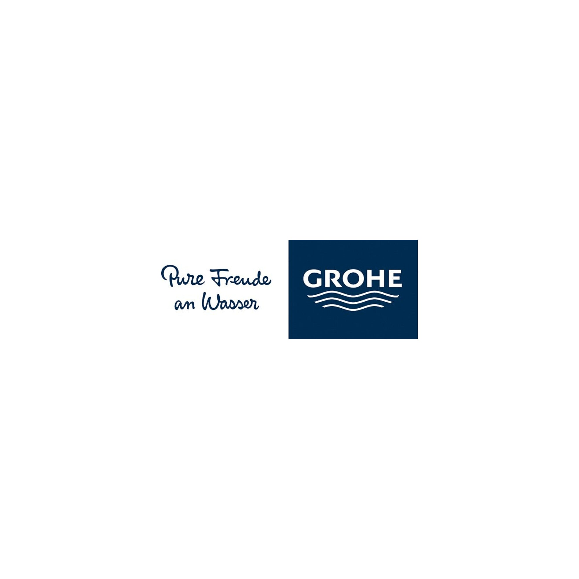 Grohe Waschtisch Bau Keramik 64,6x46,8cm, 1 HL, m ÜL, wandhängend, alp-we