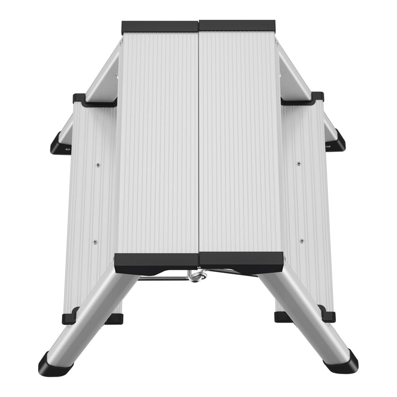 Hailo D60 StandardLine, Aluminium-Trittleiter, 2x2 Stufen