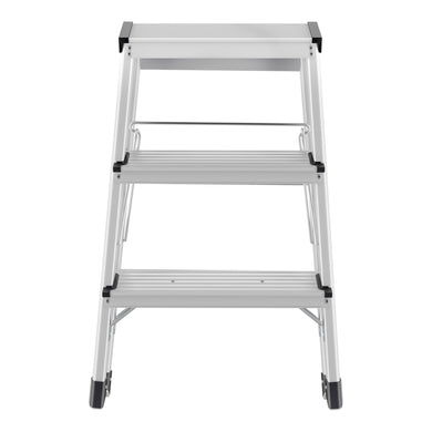 Hailo D60 StandardLine, Aluminium-Trittleiter, 2x3 Stufen