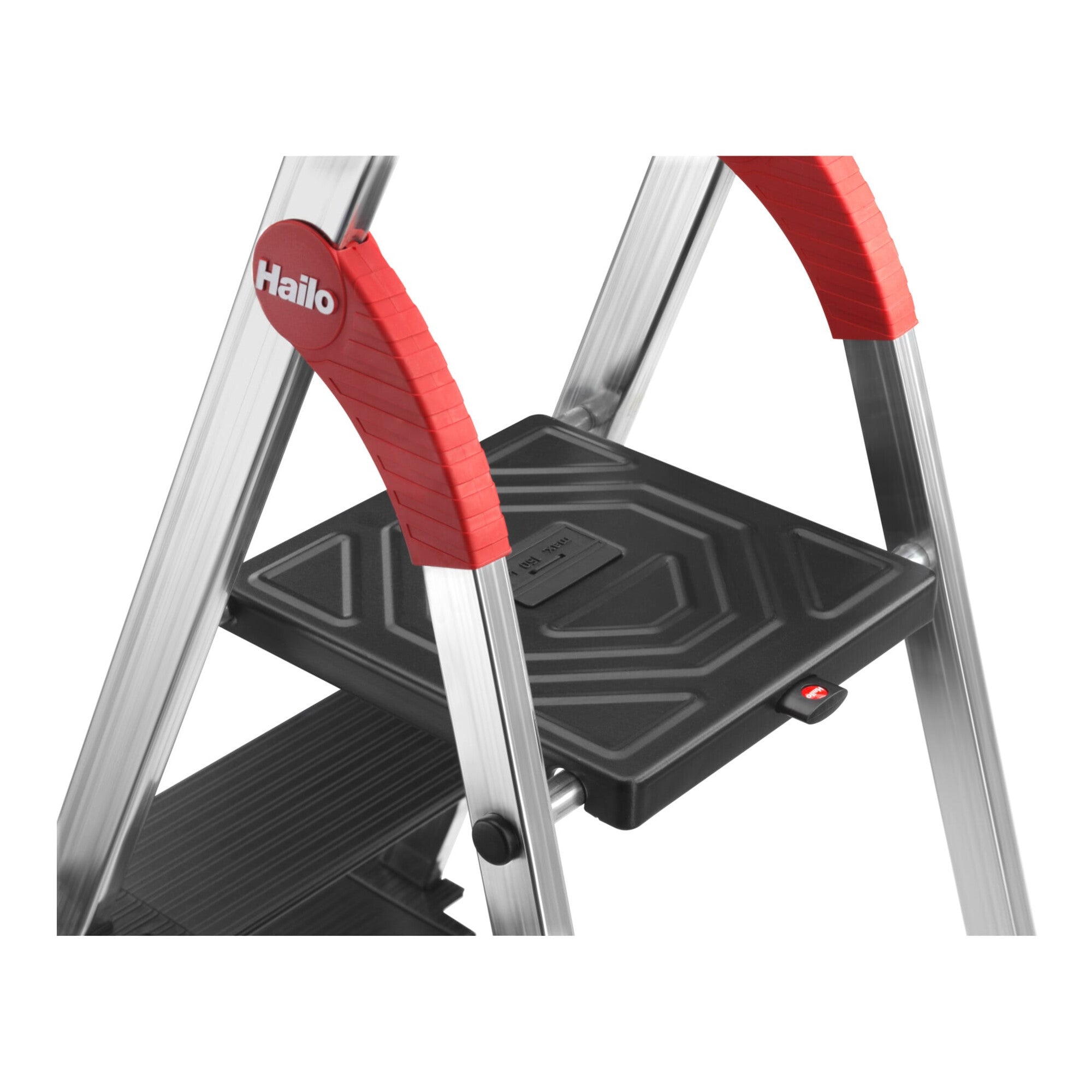 Hailo L100 TopLine, Alu-Sicherheits-Stehleiter, 5 Stufen