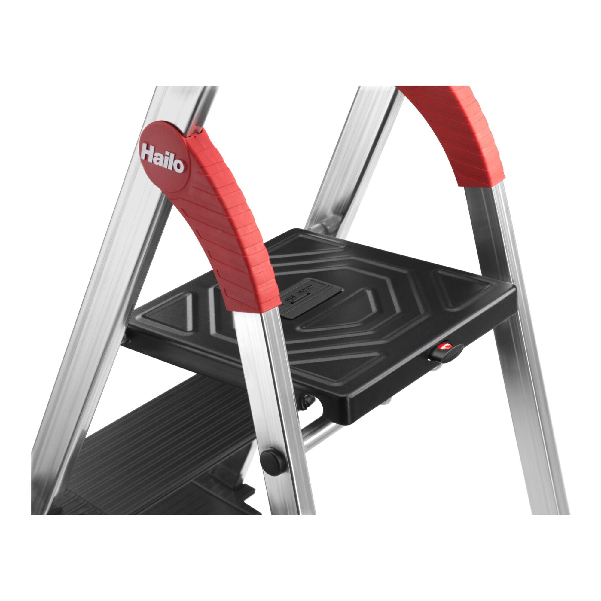 Hailo L100 TopLine, Alu-Sicherheits-Stehleiter, 5 Stufen