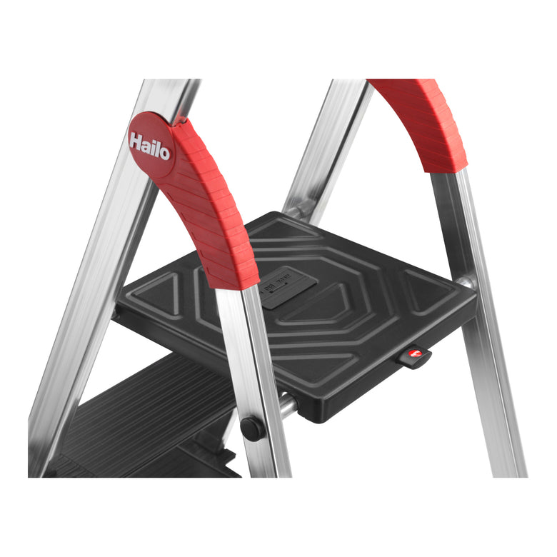 Hailo L100 TopLine, Alu-Sicherheits-Stehleiter, 6 Stufen