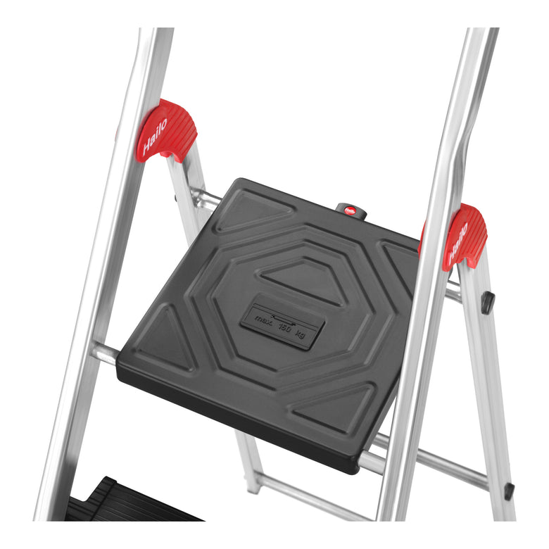 Hailo L100 TopLine, Alu-Sicherheits-Stehleiter, 7 Stufen