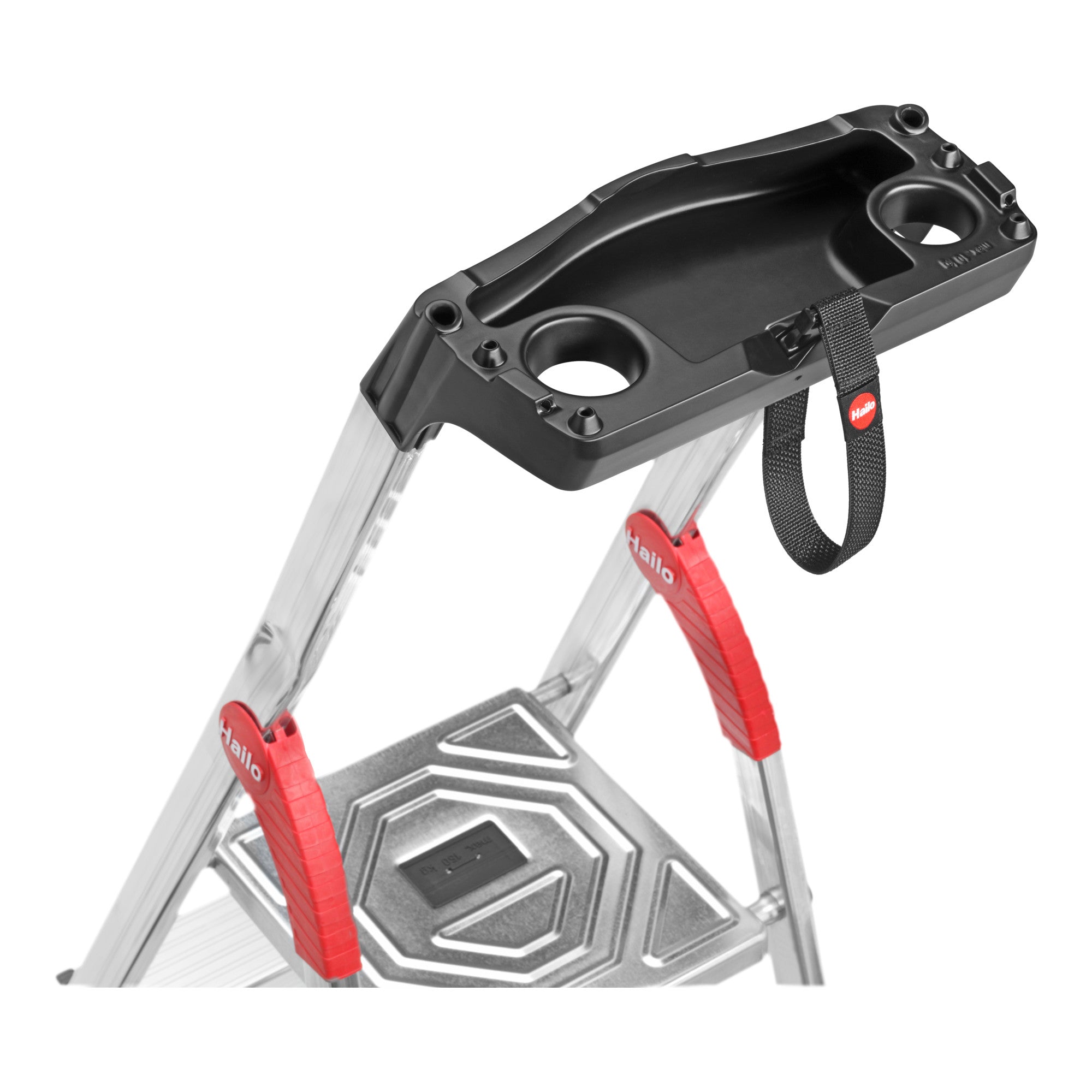 Hailo L80 ComfortLine, Alu-Sicherheits-Stehleiter, 6 Stufen